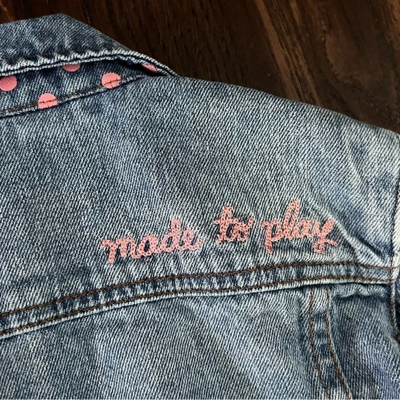 Disney Pixar Toy Story 4 Denim Jacket Girls Size 4 - Picture 5 of 12